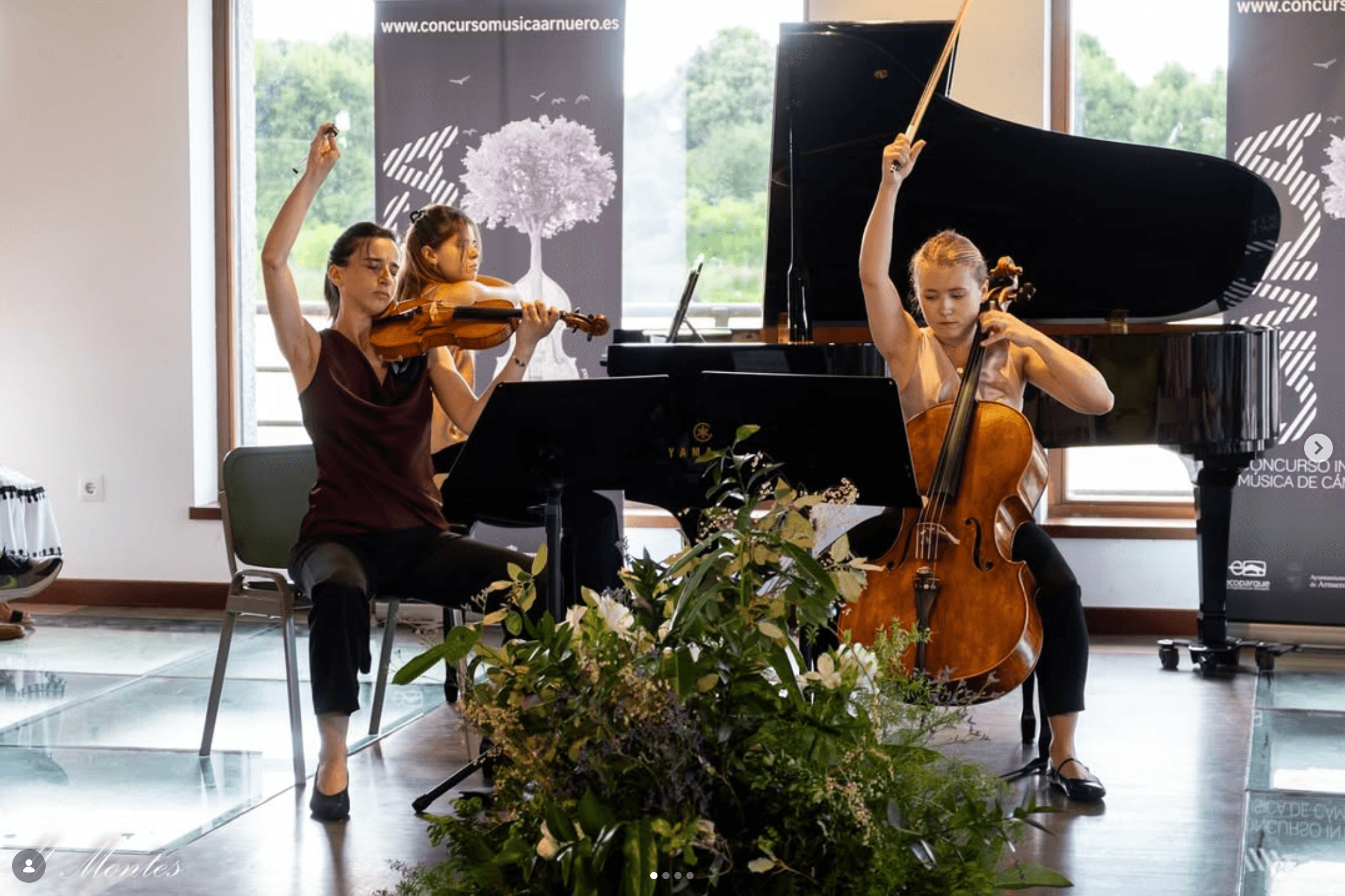 Aida Piano Trio performing Haydn